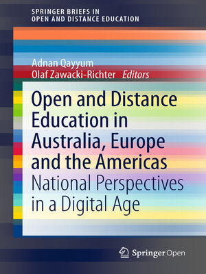 cover image of Open and Distance Education in Australia, Europe and the Americas